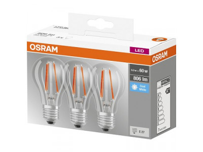 OSRAM LED FILAMENTTI 6,5W 4000K E27 A60
